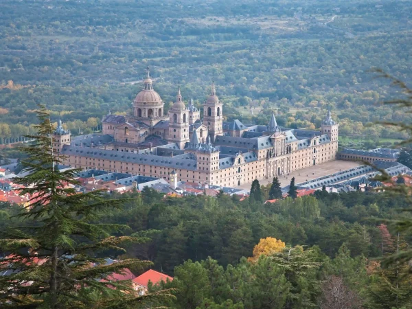 El Escorial a vista de pájaro