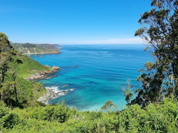 Costa Verde Asturiana bajo el eclipse