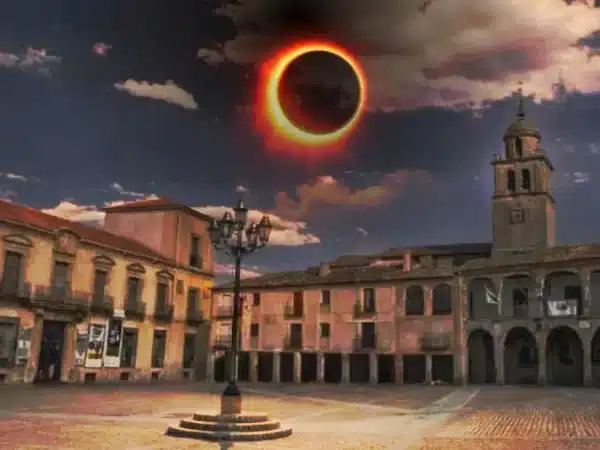Eclipse en Medinaceli (Soria)